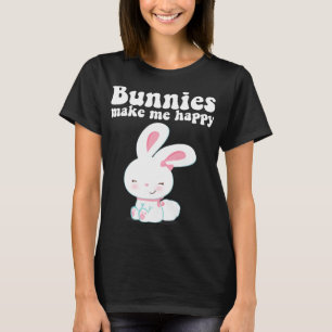 Camiseta Los conejitos me hacen feliz niño Chica