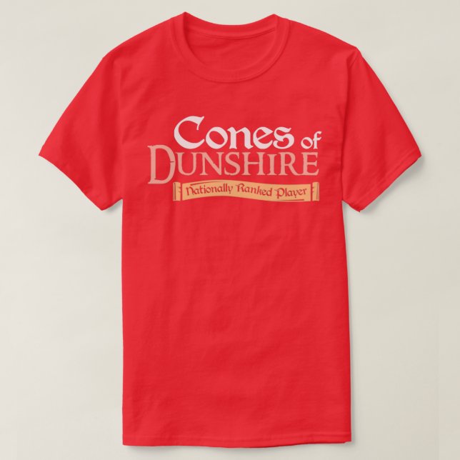 Camiseta Los conos de Dunshire National Ranked Parks y (Diseño del anverso)