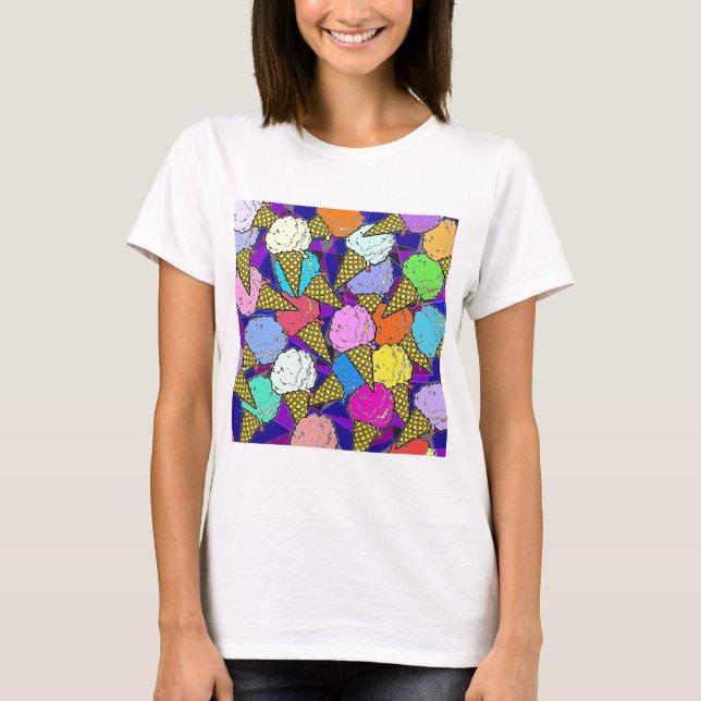 Camiseta Los conos de helado (Anverso)