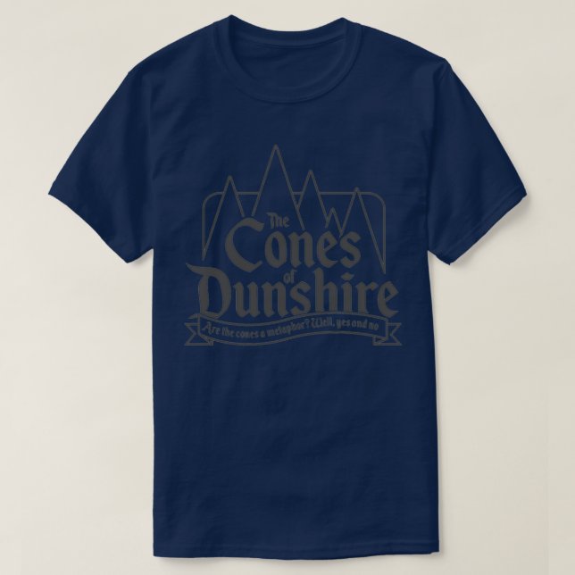 Camiseta Los conos de los parques y la recreación de Dunshi (Diseño del anverso)