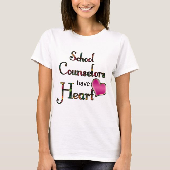 Camiseta Los consejeros de la escuela tienen corazón (Anverso)