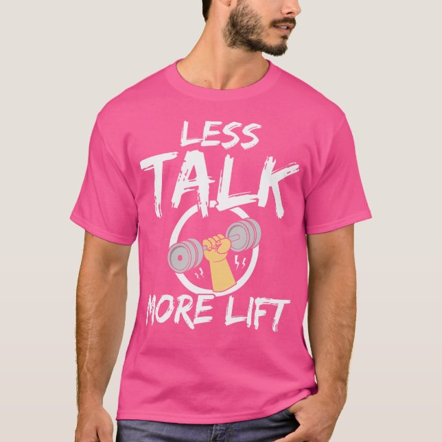 Camiseta Los constructores de cuerpos hablan menos de levan (Anverso)