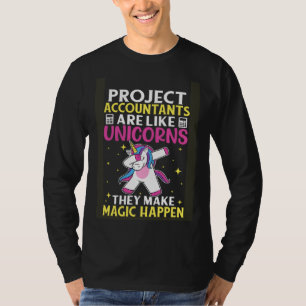 Camiseta Los Contadores De Proyectos Son Como Unicornios