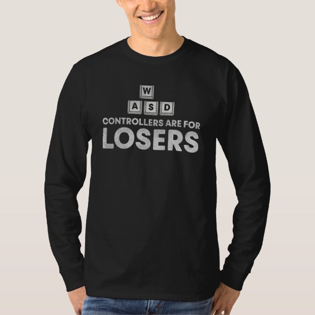 Camiseta Los Controladores Son Para Los Perdedores Gamer Wa (Anverso)