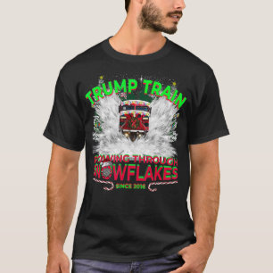 Camiseta Los copos de nieve de estos Navidades Don Tren 202