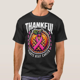 Camiseta Los corazones agradecidos golpean al cáncer