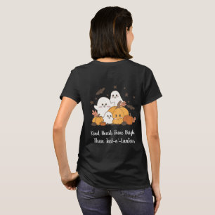 Camiseta Los corazones amables brillan más que las Jack-o'-