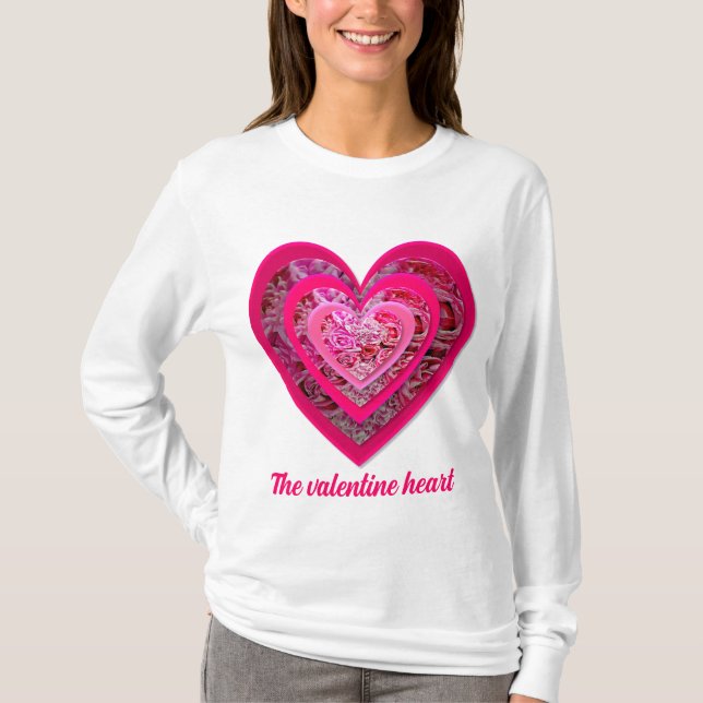 Camiseta Los corazones de San Valentín (Anverso)