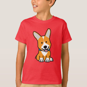 Camiseta Los Corgis del Corgi persiguen el Pembroke feliz