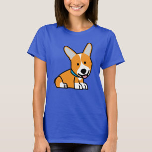 Camiseta Los Corgis del Corgi persiguen el Pembroke feliz