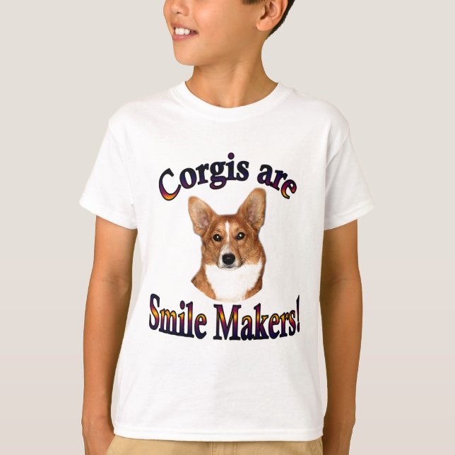 Camiseta Los Corgis son fabricantes de la sonrisa - reineta (Anverso)