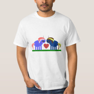 Camiseta Los corteses Unicornios se enamoran