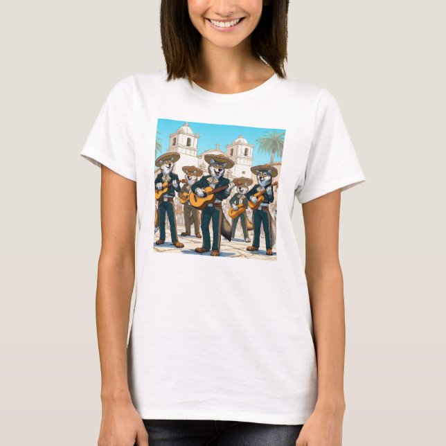 Camiseta Los Coyotes Mariachi  (Anverso)