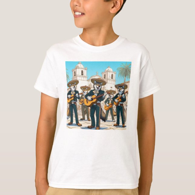 Camiseta Los Coyotes Mariachi  (Anverso)