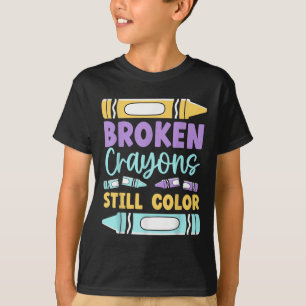 Camiseta Los Crayones rotos aún tienen un color de salud me