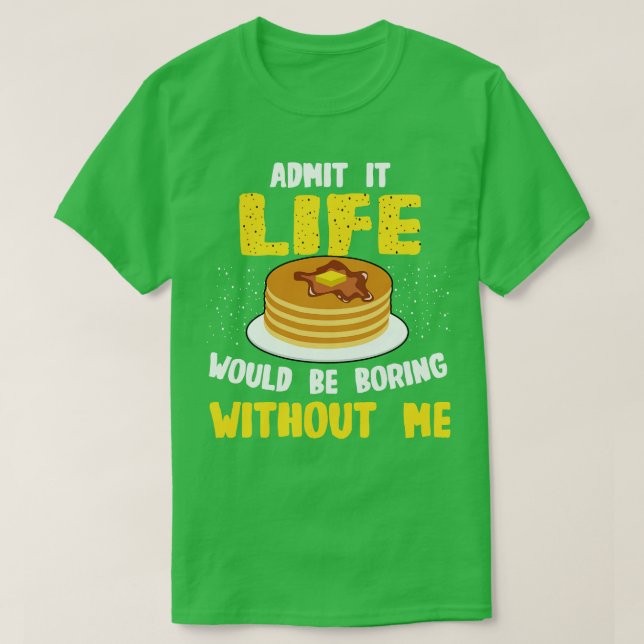 Camiseta Los Crepes Enamorados Admiten Que La Vida Sería Ab (Diseño del anverso)