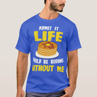 Camiseta Los Crepes Enamorados Admiten Que La Vida Sería Ab