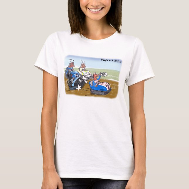 CAMISETA LOS CRIADORES AHUECAN LOS COCHES DE PARACHOQUES (Anverso)