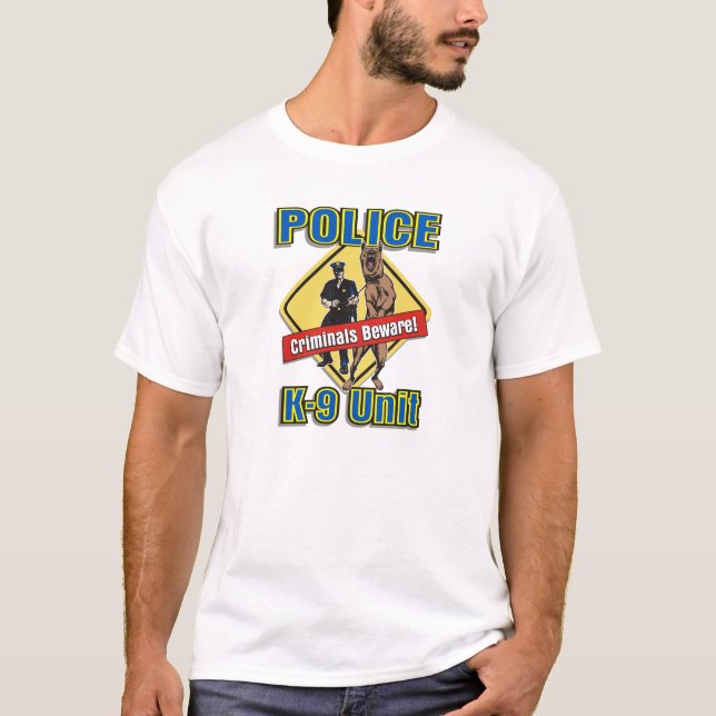 Camiseta Los criminales K9 se guardan (Anverso)