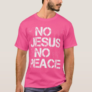 Camiseta Los cristianos conocen a Jesús y no a Jesús.