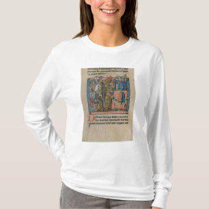 Camiseta Los cruzados bombardean Nicaea con las cabezas en