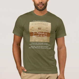 Camiseta Los cuadernos del concierto Leonardo da Vinci Tee