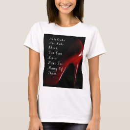 Camiseta Los cuadernos Red Heels son como zapatos