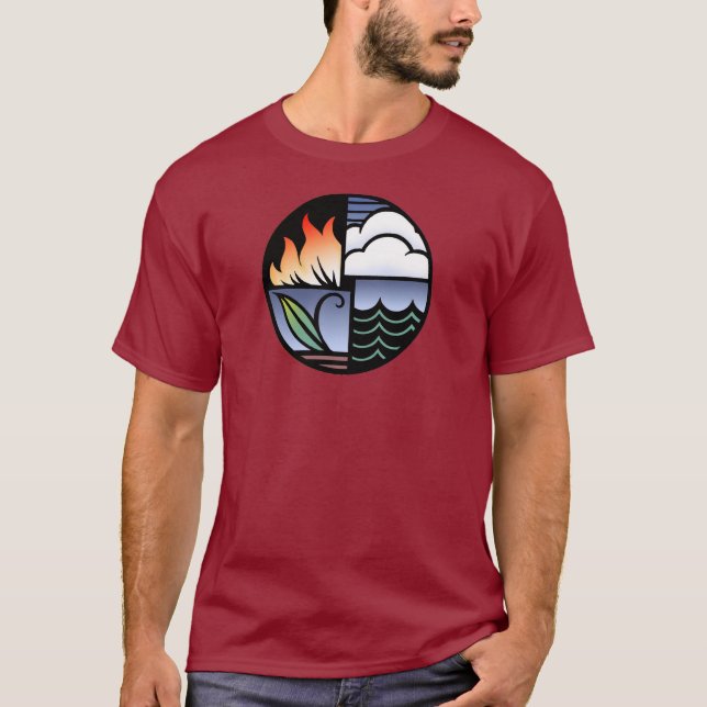 Camiseta los cuatro elementos (Anverso)