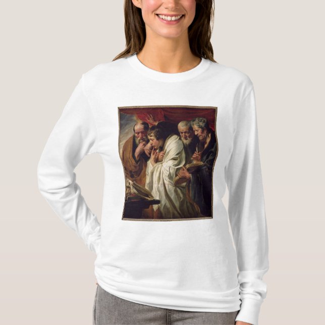 Camiseta Los cuatro evangelistas (Anverso)