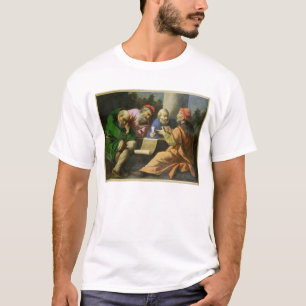Camiseta Los cuatro padres de la iglesia (aceite en la lona