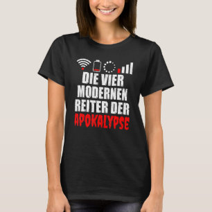 Camiseta Los cuatro pilotos modernos del nerd apocalíptico