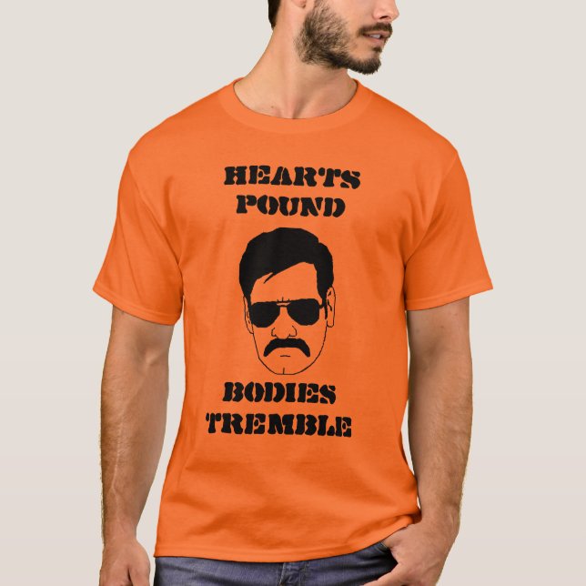 Camiseta Los cuerpos tiemblan (Anverso)