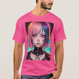 Camiseta Los curas de Kawaii Mesmerizando a Chica de Anime
