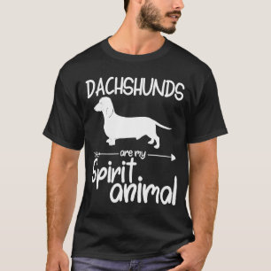 Camiseta Los Dachshunds son mi animal espiritual para los h