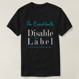 Camiseta Los daños de la palabra de R, inhabilitan la