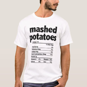 Camiseta Los datos de la nutrición de disfraces de Acción