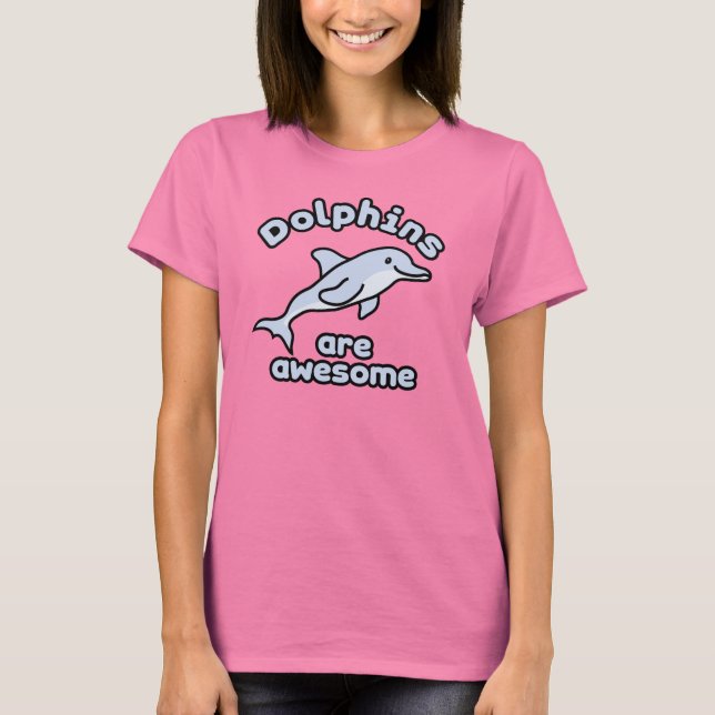 Camiseta Los delfines son increíbles (Anverso)