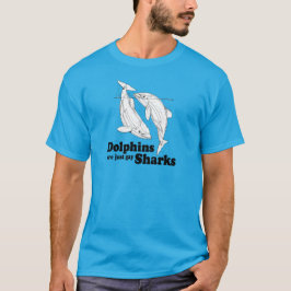 Camiseta Los delfínes son tiburones gay