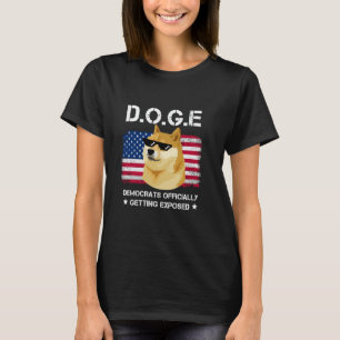 Camiseta Los demócratas del DOGE D.O.G.E. se exponen oficia