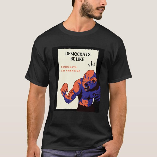 Camiseta Los demócratas están haciendo trampa en las elecci (Anverso)