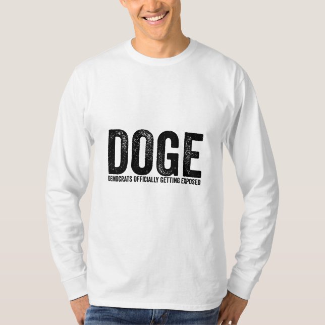 Camiseta Los demócratas quedan oficialmente expuestos (Anverso)