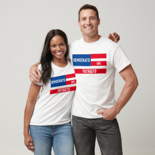 Camiseta Los demócratas son camisas patriotas