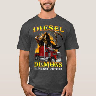 Camiseta Los Demonios Diesel Gobiernan El Camino Corren El 