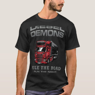 Camiseta Los Demonios Diesel Gobiernan El Camino De La Noch