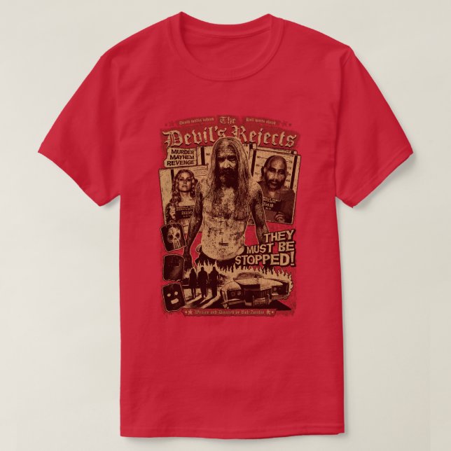 Camiseta Los demonios rechazan 12 (Diseño del anverso)