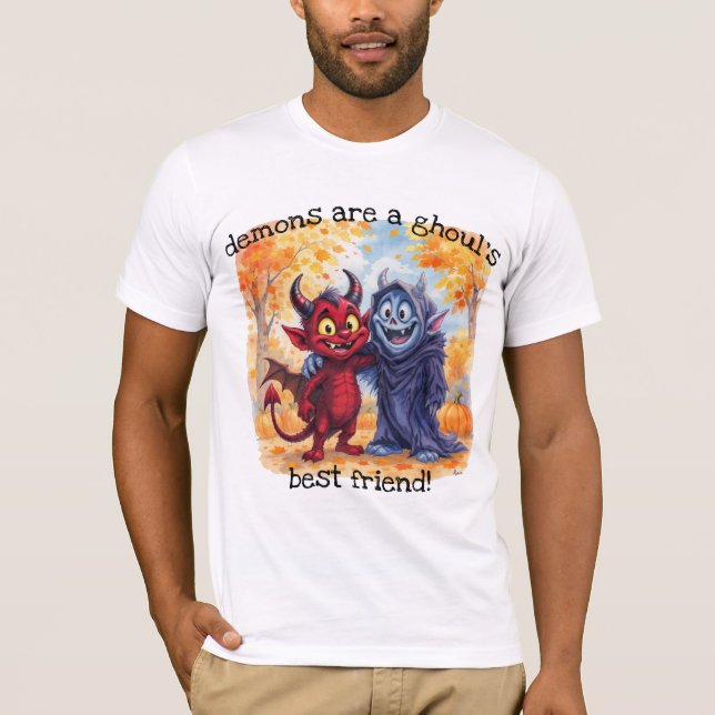 Camiseta "Los demonios son el mejor amigo de Ghoul" (Anverso)