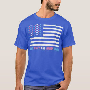 Camiseta Los derechos de Bandera Trans de Estados Unidos so