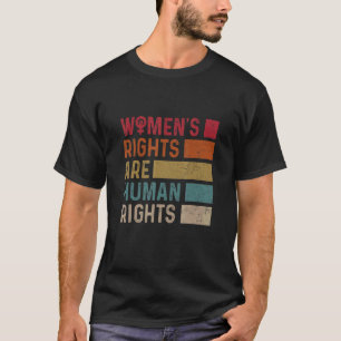 Camiseta Los derechos de igualdad de las mujeres feministas