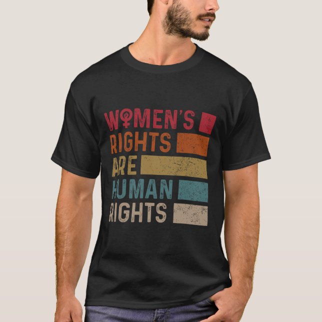 Camiseta Los derechos de la mujer a la igualdad son derecho (Anverso)