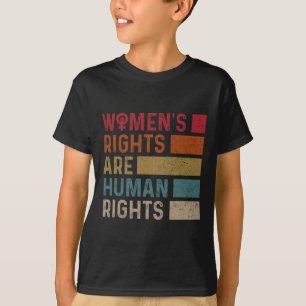 Camiseta Los derechos de la mujer a la igualdad son derecho